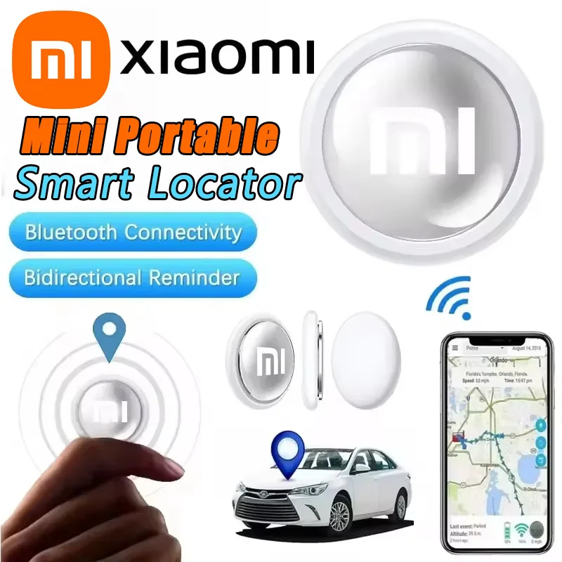 Мини-портативный локатор Xiaomi Smart Finder, система GPS-слежения, Bluetooth 4,0, трекер тегов, локатор устройств с защитой от потери местоположения