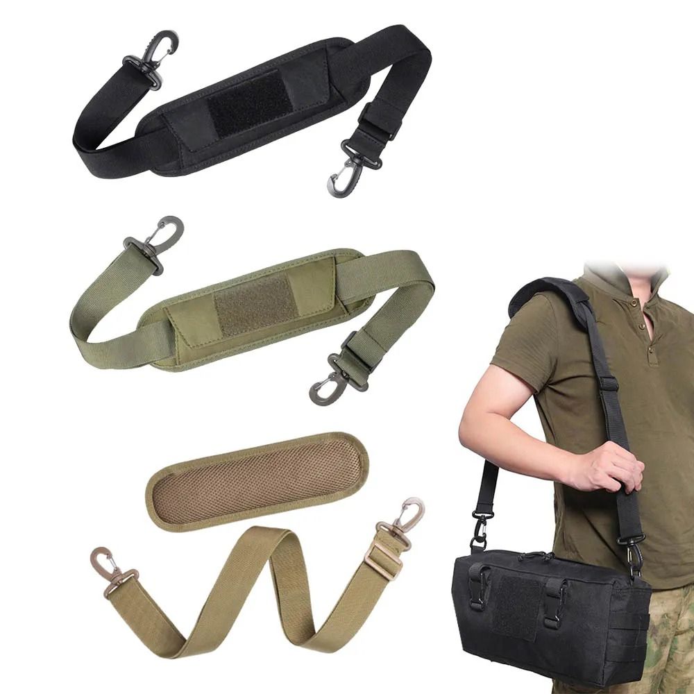 1 PCS Adjustable Shoulder Strap Durable Detachable Nylon Bag Shoulder Belt Simple Solid Color Replacement Belt