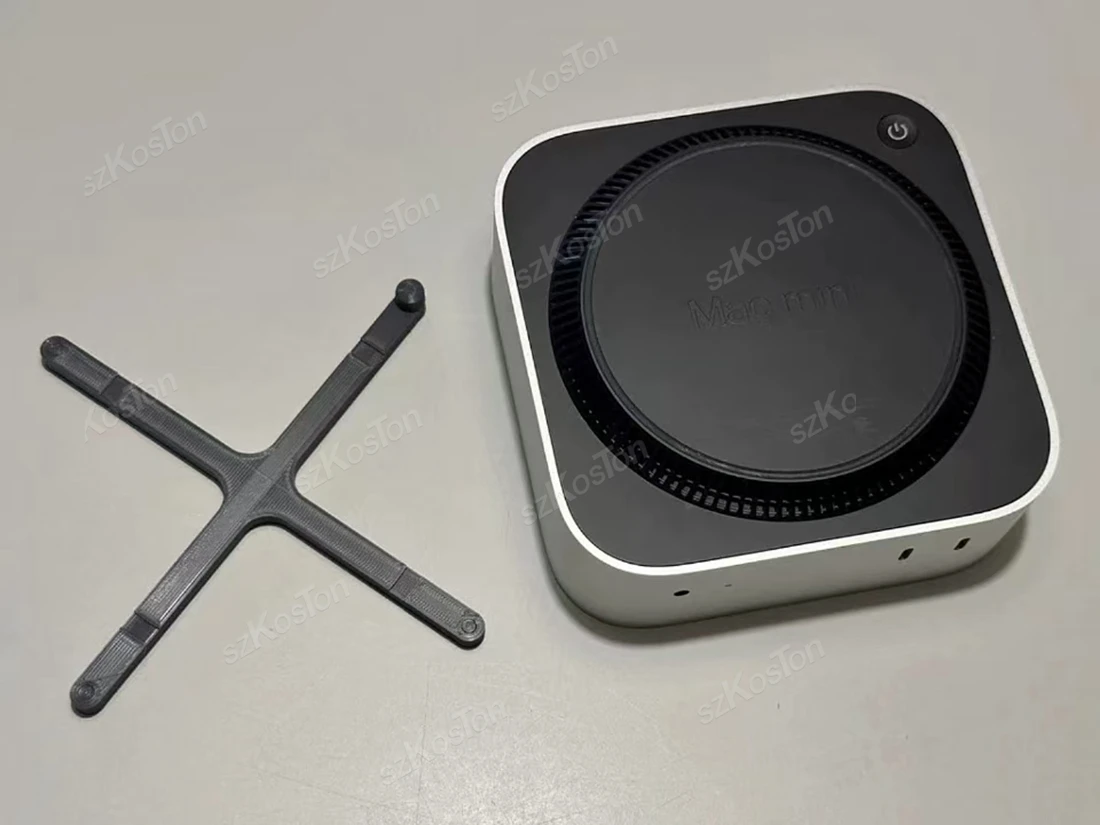 Botón de encendido del soporte elevador para 2024 Mac Mini M4 computadora de escritorio accesorios de impresión 3D para Mac Mini M4 Pro PC