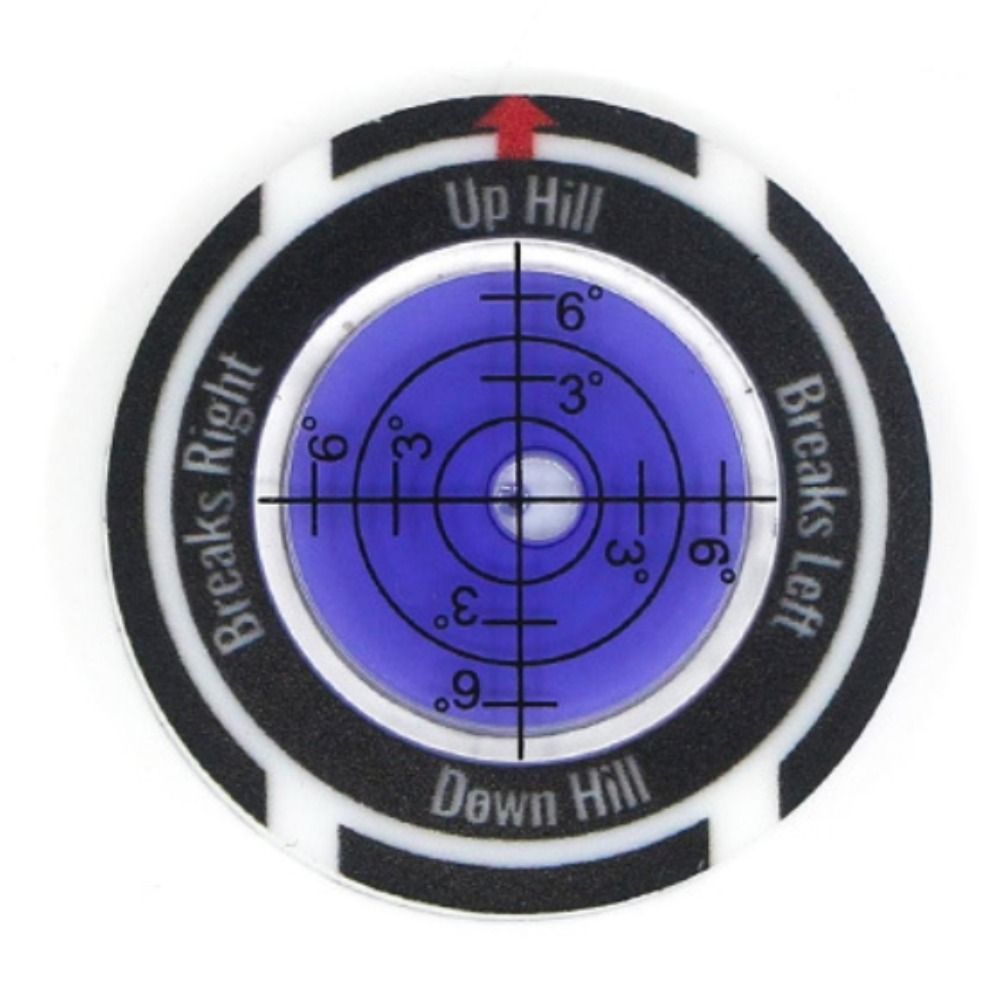 High Precision Golf Tools Leveler Clear&Transparent Ball Marker Golf Slope Meter Easily Use Training Tool Golf Spirit Level
