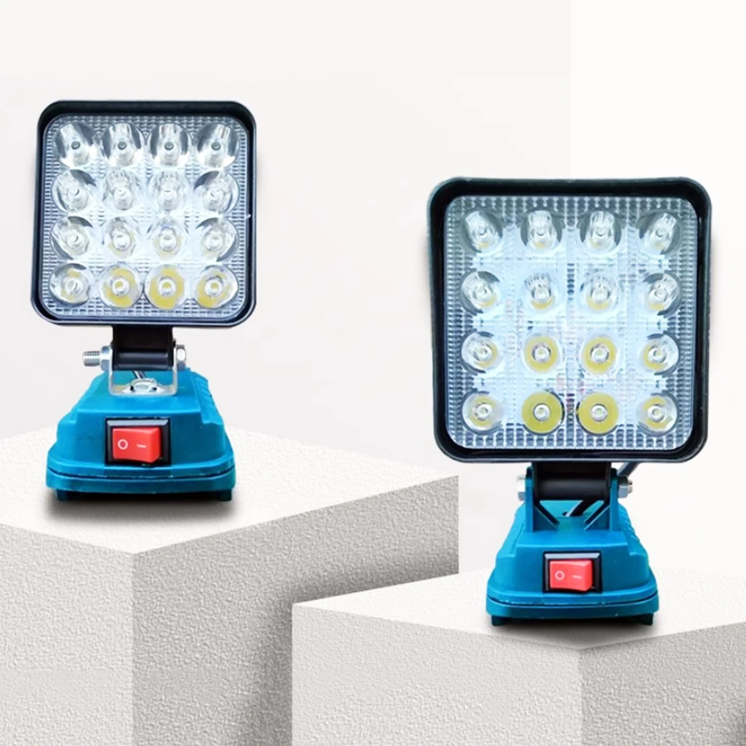 Makita 배터리 용 Led 라이트 4In 휴대용 스포트라이트 무선 야외 작업 낚시 휴대용 비상 도구 라이트 배터리 없음 USB 없음
