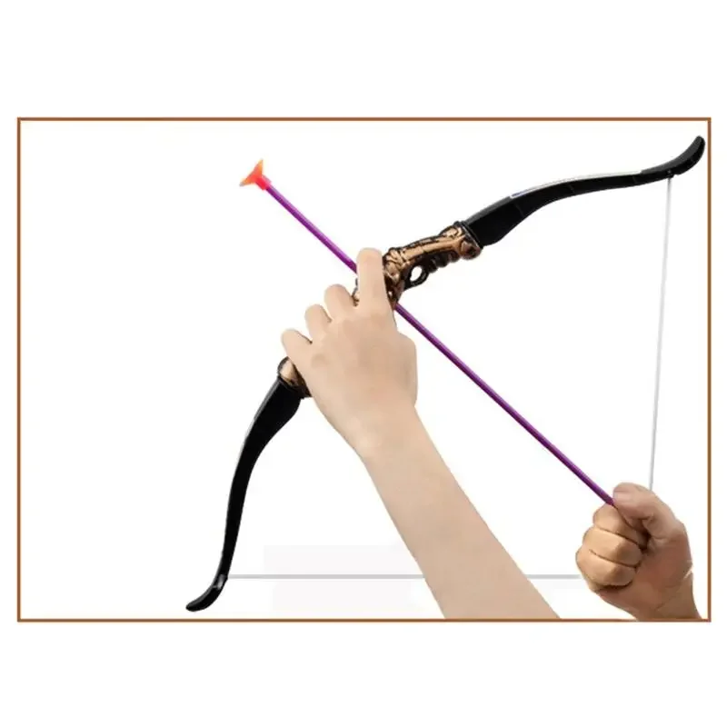 35Cm Vui Nhựa Ngoài Trời Bắn Cung Trẻ Em Cung Và Mũi Tên Đồ Chơi, Sử Dụng Để Bắn Đồ Chơi Bé Trai Quà Tặng