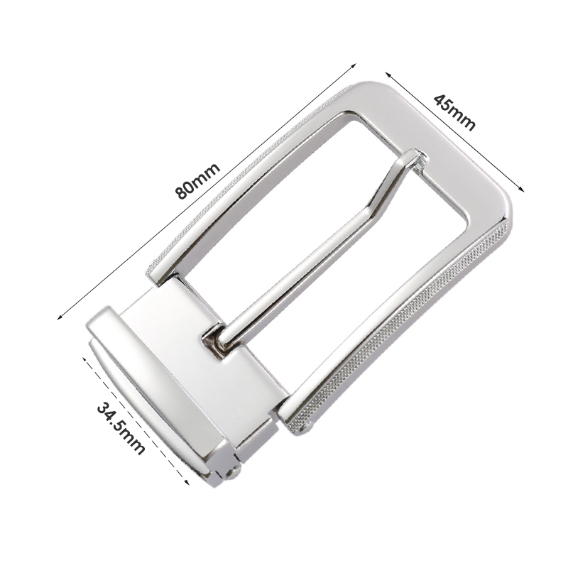 Vatlty novo 34mm fivela de cinto masculino duro liga de zinco fivela de prata elegante calças fivela de cinto para masculino presente