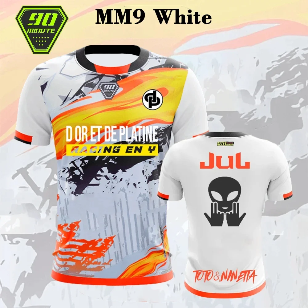 저지 90 분 Mm9 남성용 스트리트웨어 3d 프린트 빠른 건조 통기성 티셔츠 아동용 3d 라운드 넥 반소매 탑