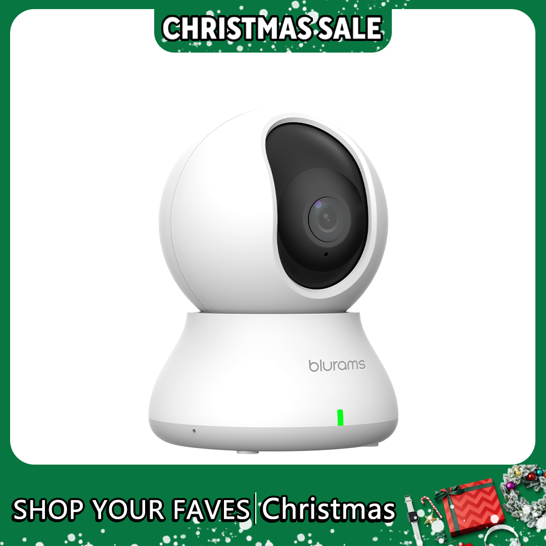 Cámara Blurams Baby Monitor Cámara de seguridad para el hogar 2K HD con detección de movimiento y audio bidireccional, fácil configuración, día y noche claros