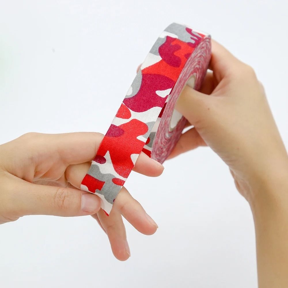 アイスホッケーグリップテープ、滑り止めポリエステル、耐摩耗性、スティックテープ、アスレチックスポーツ、弾性包帯、2.5x25m