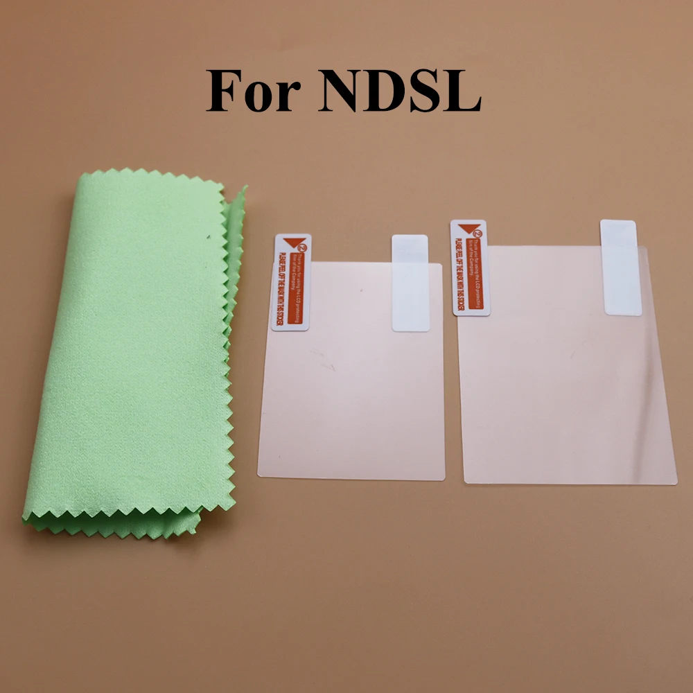 Top Bottom Clear Protective Film For Nintend NDS DSi NDSi XL LL NDSL DS Lite LCD Screen Protector Skin With packaging