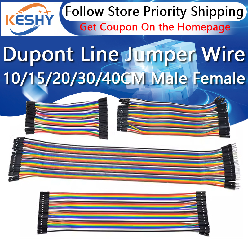 1-10 шт. Dupont Line 10/20/30/40 см 40-контактный разъем «папа-папа» + «папа-мама» и «мама-мама» перемычка Dupont кабель для Arduino