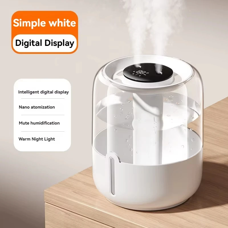 Xiaomi MIJIA 6.8L Large Capacity Humidifier USB Double Spray Low Noise Home Bedroom Office Night Light Essential Oil Diffuser