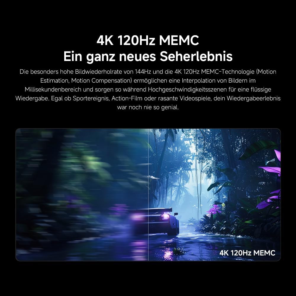 XIAOMI S MINI 55 144Hz QD-Mini LED Dolby Vision ®   QI, Dolby Atmos ®   TV do Google