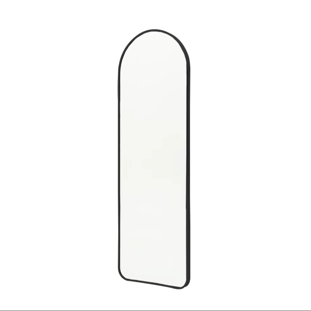Black/Gold Arch Full Length Wall Mirror