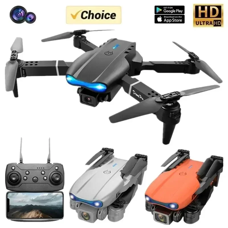E99 K3 Pro HD 4k Drone Cámara Dual plegable Mini WIFI fotografía aérea RC Quadcopter juguetes helicóptero Drone niños regalo