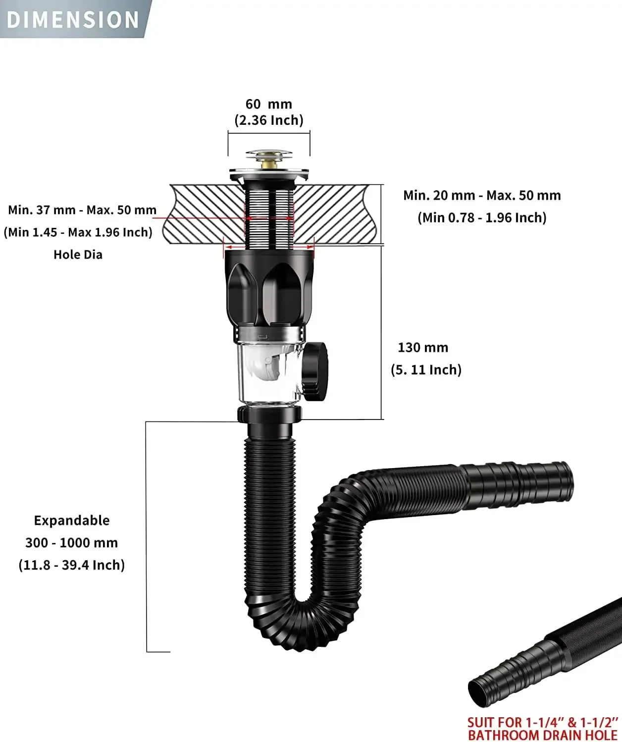 Universal Badezimmer Waschbecken Anti Blockade Abflussrohr Flexible Dehnbare Deodorant Sieb Pipeline Zubehör