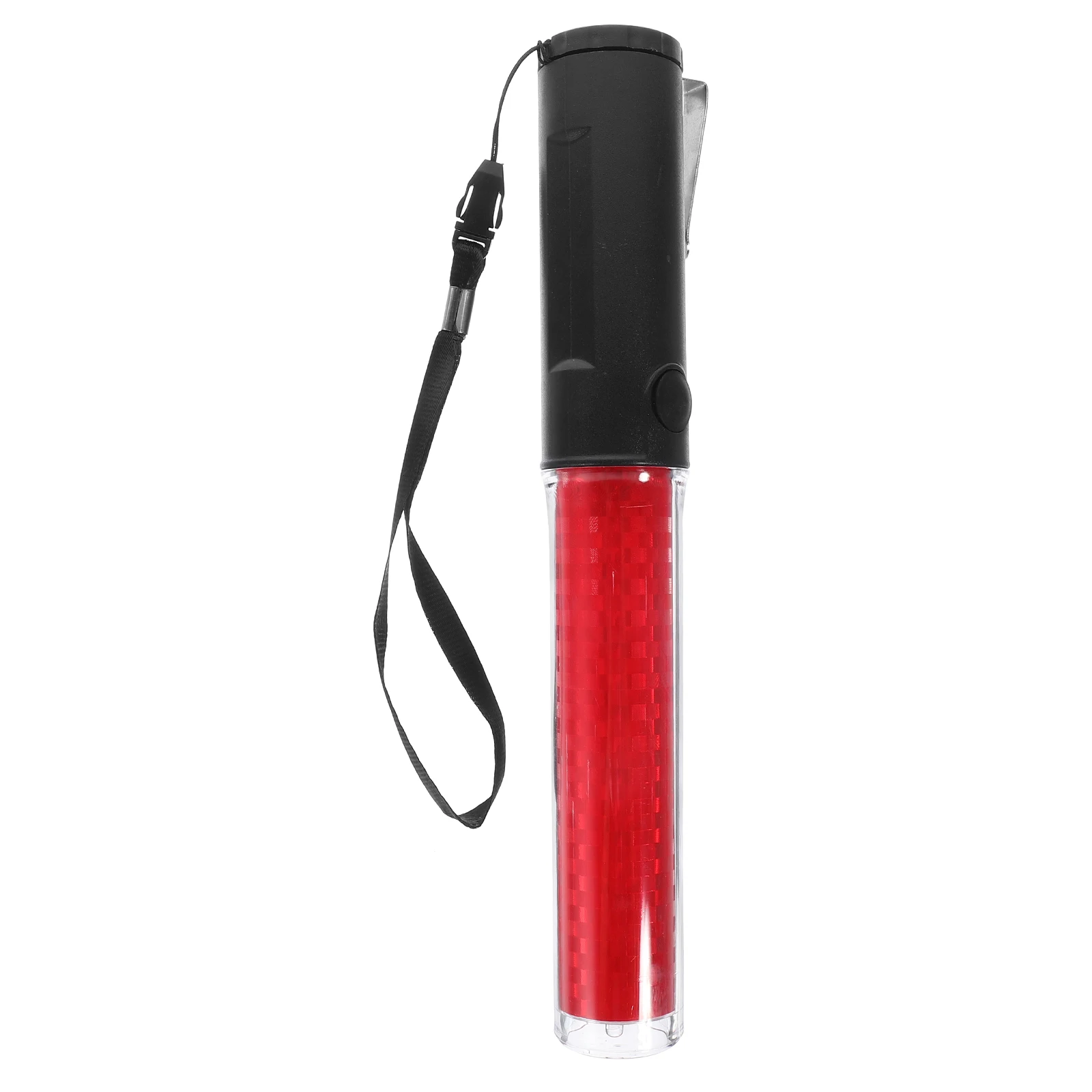 LED Warning Light 26cm Red Traffic Glow Stick for Concert Party Reusable Luminous Evacuation Signal Lamp
