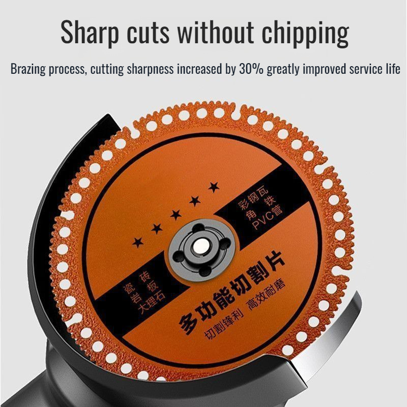 Ceramic Tile Cutting Disc Multifunctional Stone Tile Cutting Tools Marble PVC Pipe Slicing Angle Grinder Saw Blade