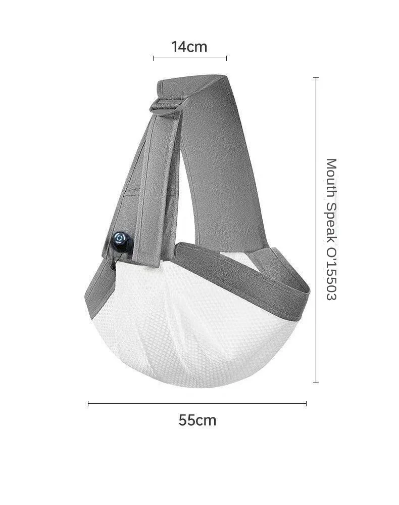Porta-bebês frontal ajustável com assento de quadril, design ergonômico leve, mochilas para bebês recém-nascidos, respiráveis, mãos livres