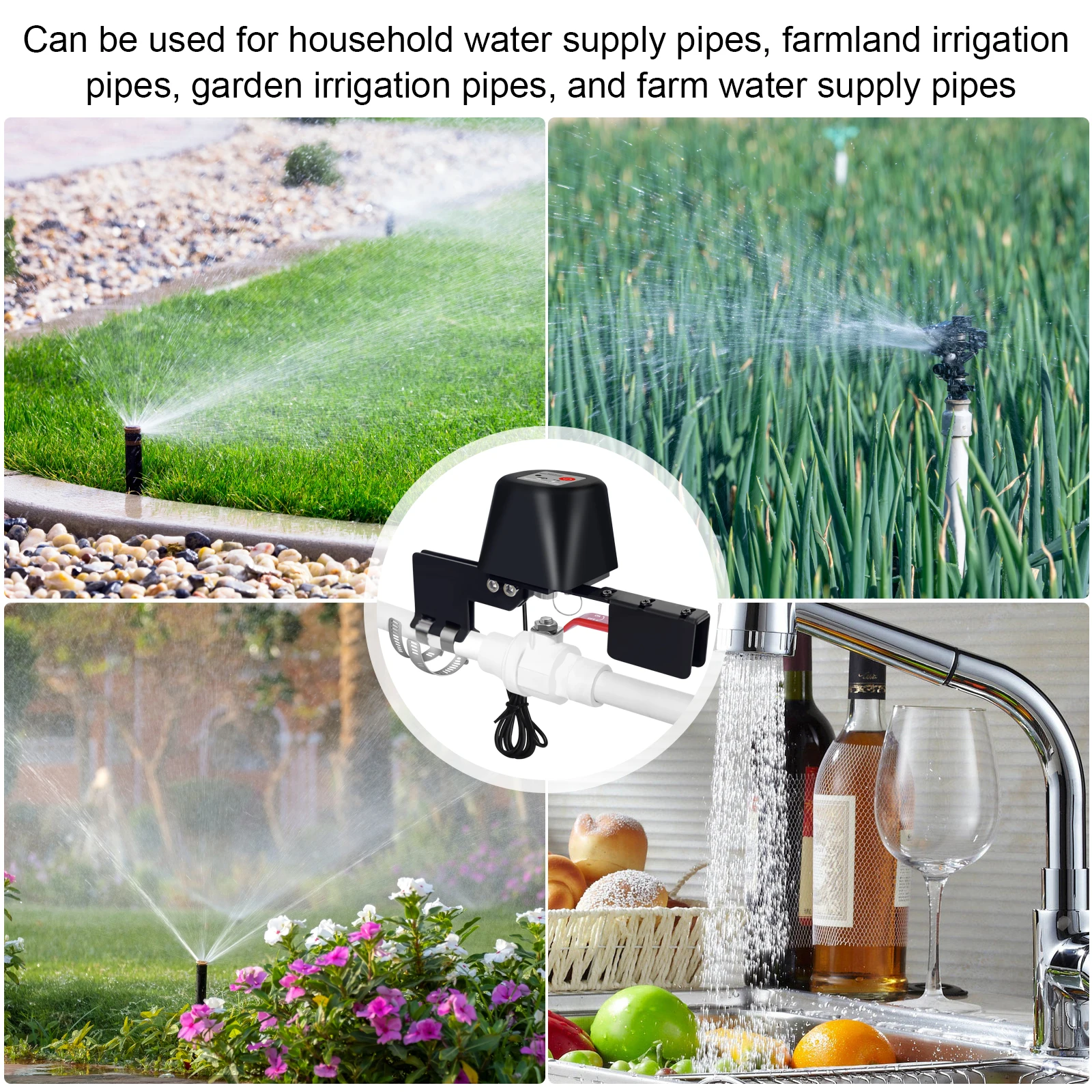 Tuya WiFi Zigbee Automatic Gas Water Heater Valve Controller Smart Home Remote Control Manipulator Work With Alexa Google Home