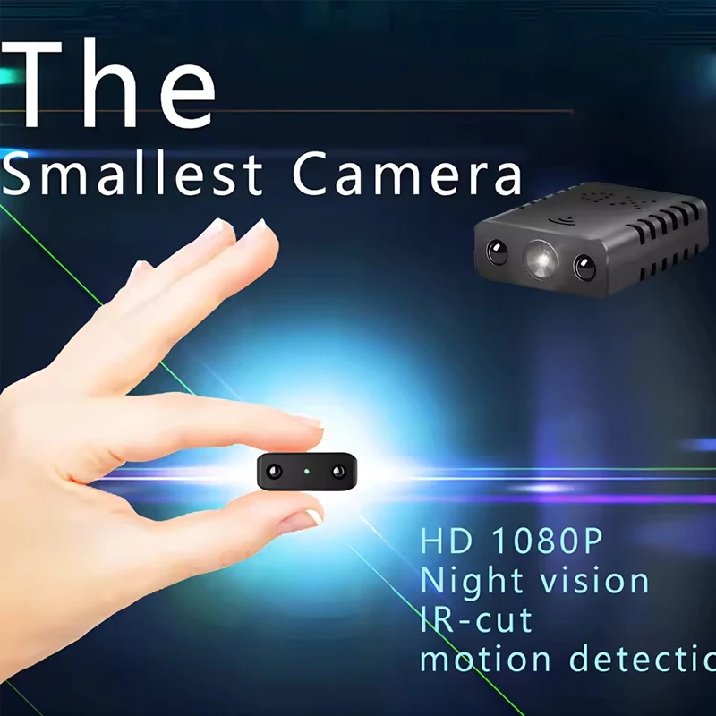 Mini cámara Wifi HD de 1080P, cámara con cable XD, seguridad inteligente para el hogar, cámara IP antirrobo para interiores, aplicación de vídeo y voz, cámara en tiempo Real