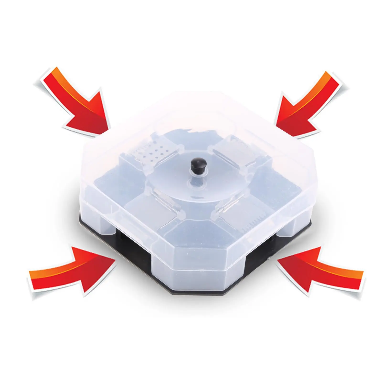 Armadilha de Barata Interna e Ferramenta de Captura de Bug Home Kitchen Safety Box, Tamanho do Bug Físico, Pass Kill Trap