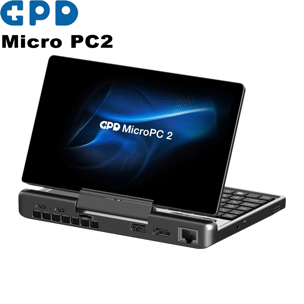 GPD MicroPC 2, 7 Inch Cheap Pocket Laptop Netbook  Intel® Processor  i3-N300 Windows 11 16GB RAM 512GB SSD Handheld Mini Laptop
