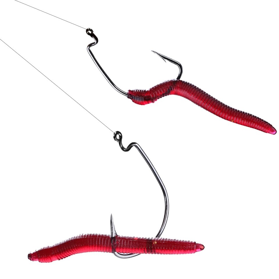 50-200pcs Soft Fishing Lure Simulation Worm 4cm 0.3g Artificial Lifelike Lures Fishy Smell Bass Lure Fishing Tackle