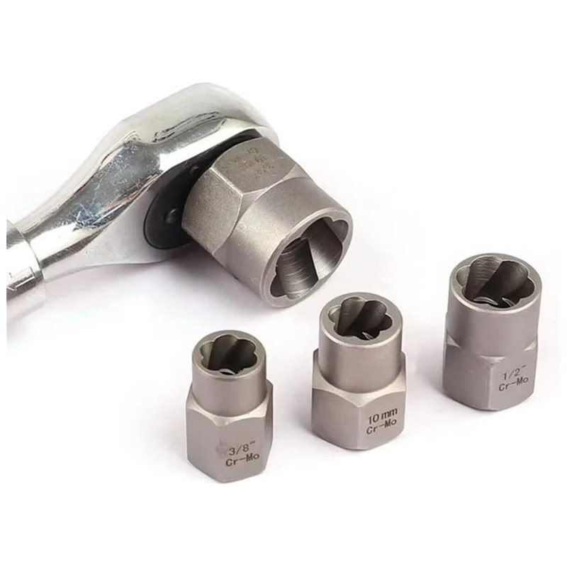 14Pcs Stripped Lug Nut Remover with Hex Adapter Extraction Socket Set, Impact Bolt & Nut Remover Removing Bolts and Nuts