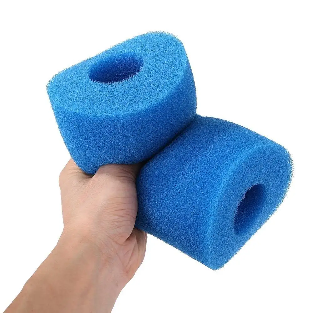 Swimming Pool Evolver Sponge Cartridge Reusable Washable Biofoam Cleaner Water Bag Concentric Cylindrical Filter Sponge Parts