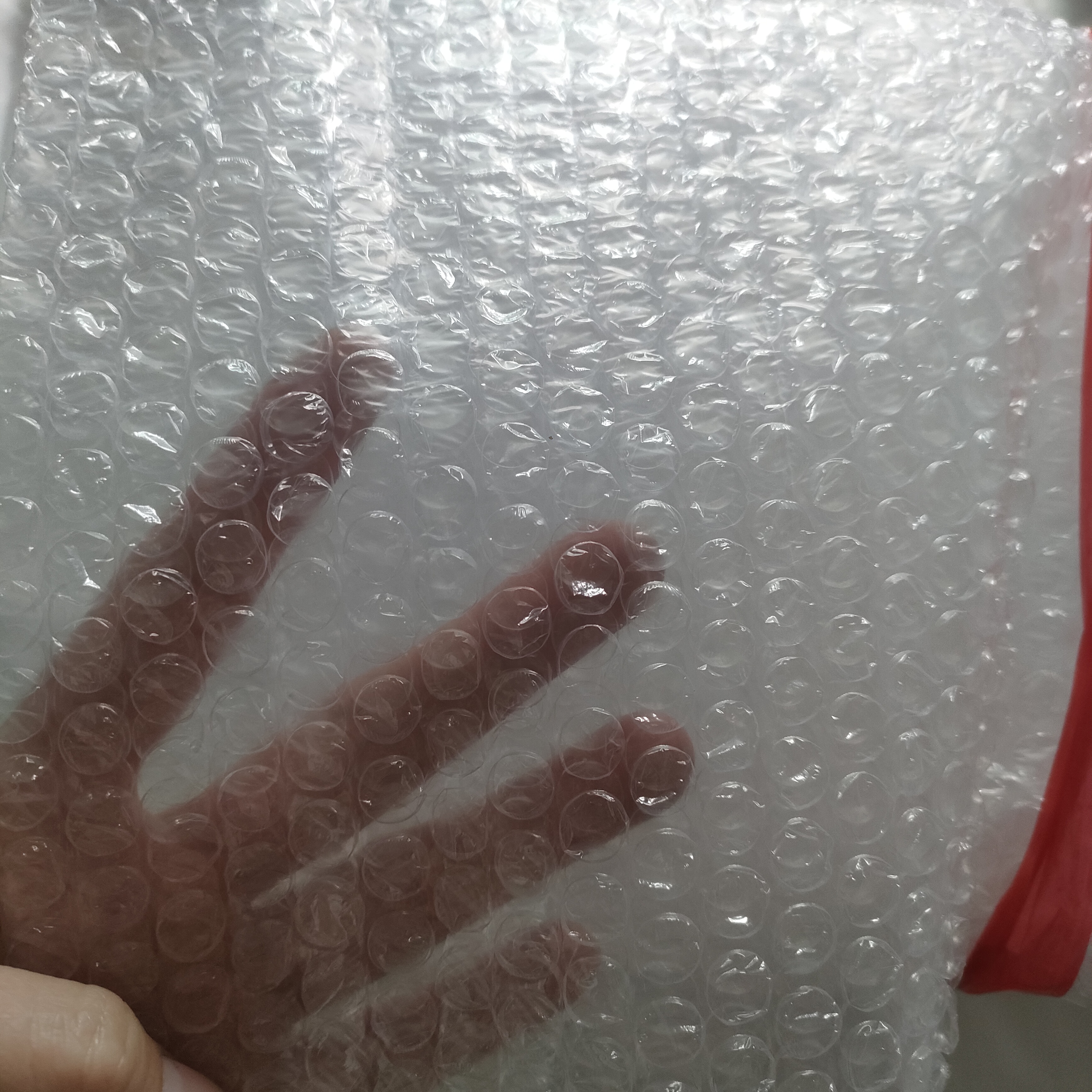 Big Size Bubble Mailers, Clear Mail Bags, Small Business Wrap para Embalagem, Plástico, Atacado, 20x35cm, 50Pcs
