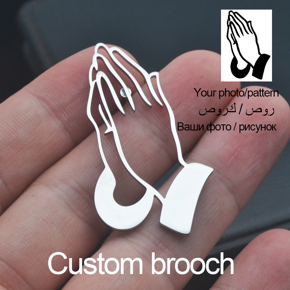 Personalize seus padrões, logotipo da empresa, broche de eventos, design e produção de crachás, personalização no atacado de qualquer padrão