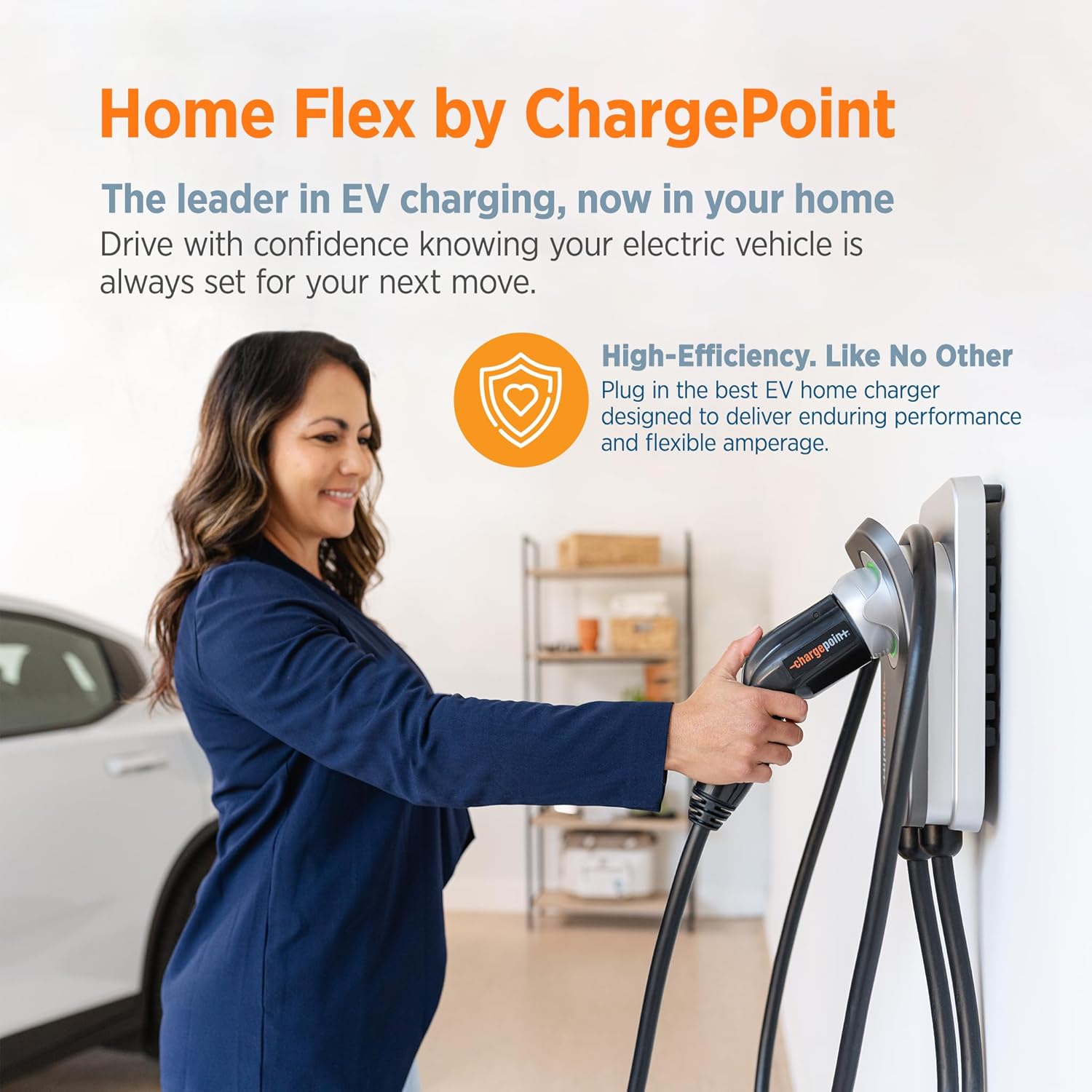 Level 2 EV Charger J1772, Home Flex 14-50 Electric Car Charger