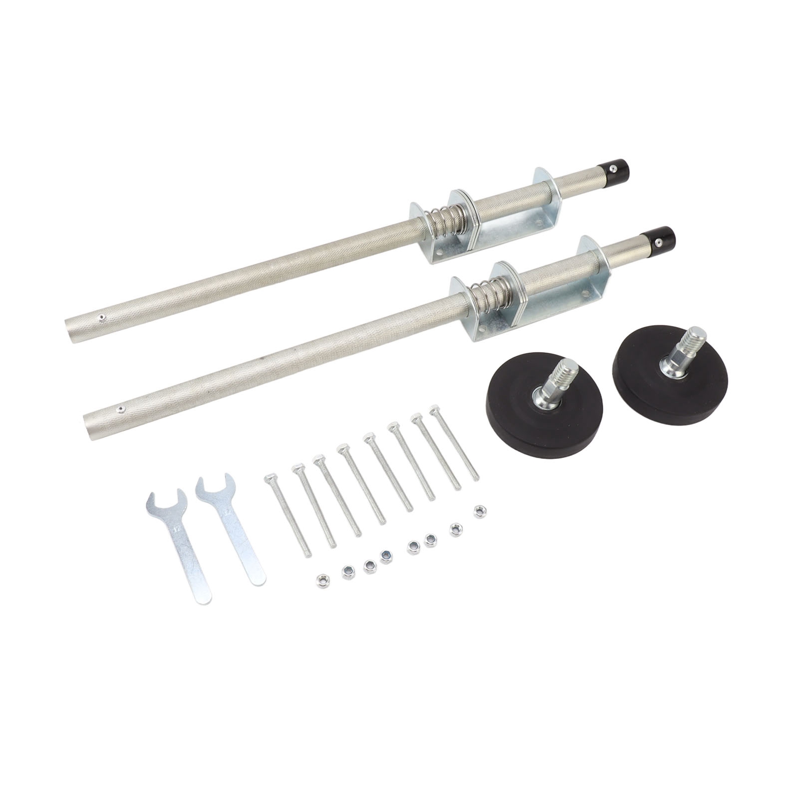 Nivelador de escalera ajustable, pies niveladores de escalera de 60cm para plataforma estable y nivel de tierra, 2 uds.