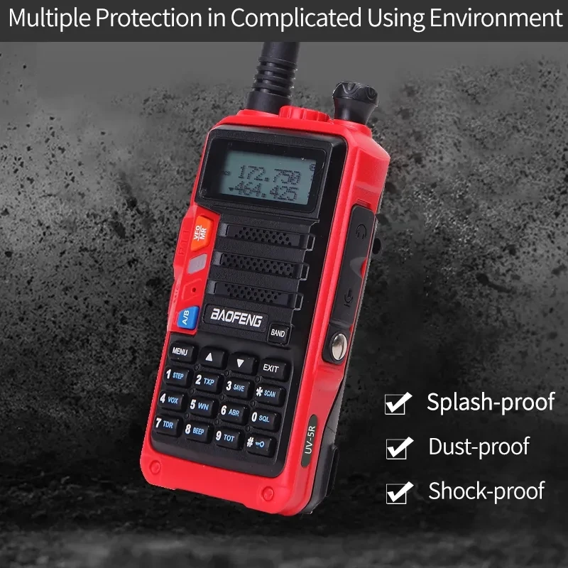 Baofeng UV-5R plus 15w uhf/vhf Tri-Power Walkie Talkie 50 km USB Langstrecken-Upgrade von UV 5r UV-10R S9 plus Funkgerät