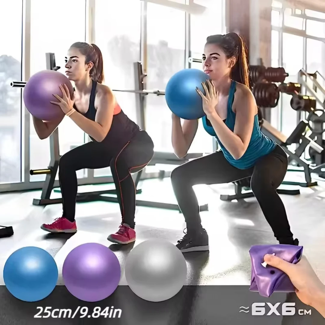 25CM Nuovo Yoga Pilates Ball Esercizio Ginnastica Fitness Equilibrio Palestra Core Allenamento indoor Mini palline Piccola terapia Migliora