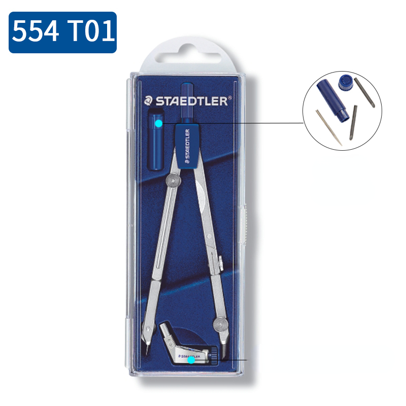 Germania STAEDTLER 551 552 554 CRRC Compass Precision Quick Professional Circle Drawing Engineering Escolar Compa Scolaire Tools