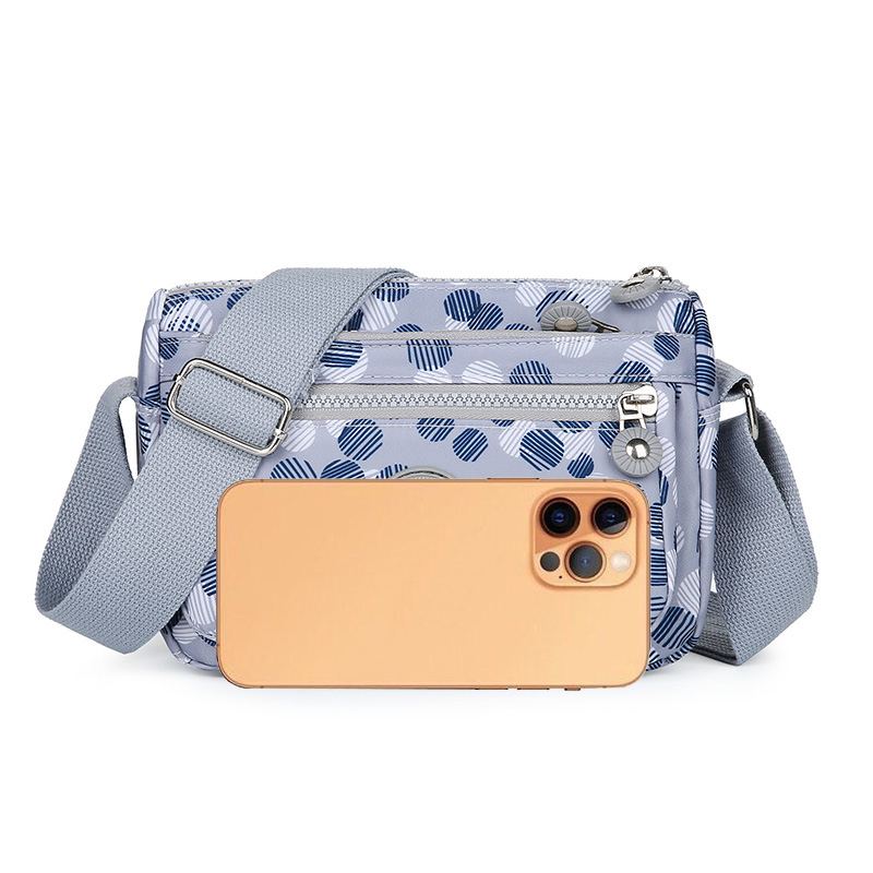 Nylon Shoulder Bag New Lightweight Small Square Bag Anti Splash Casual Crossbody Women's Bag