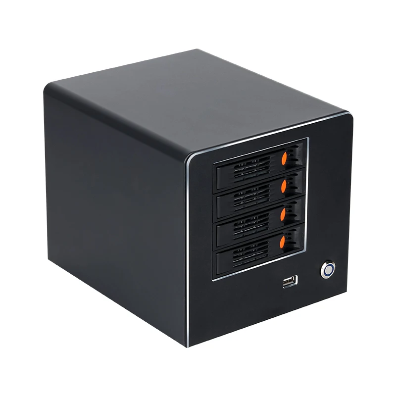 XCY X108 NAS 4/6/8 Bay 2,5/3,5 pulgadas SATA HDD Intel N150 DDR5 M.2 NVMe SSD 10G Ethernet tipo C Windows11 Linux RAID FreeNas