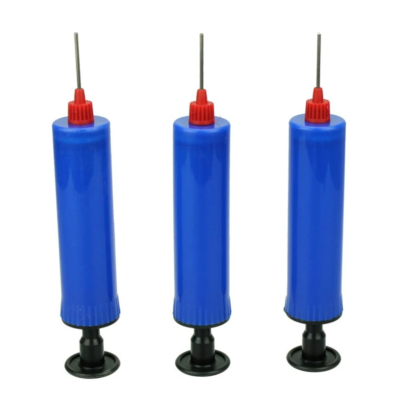 Portátil mini mão bomba de bolas de ar inflator kit inflável com agulha para bolas de vôlei de futebol de basquete