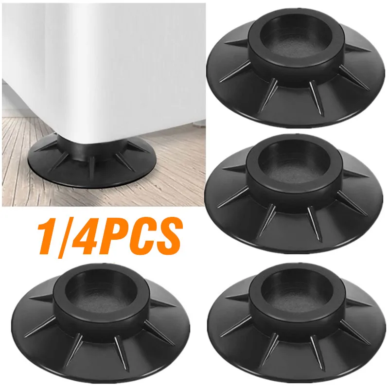 patas para mueble muebles auxiliares mueble lavadora lavadora Almohadillas antivibración para pies, 4 piezas, goma, antideslizantes, soporte para lavadora