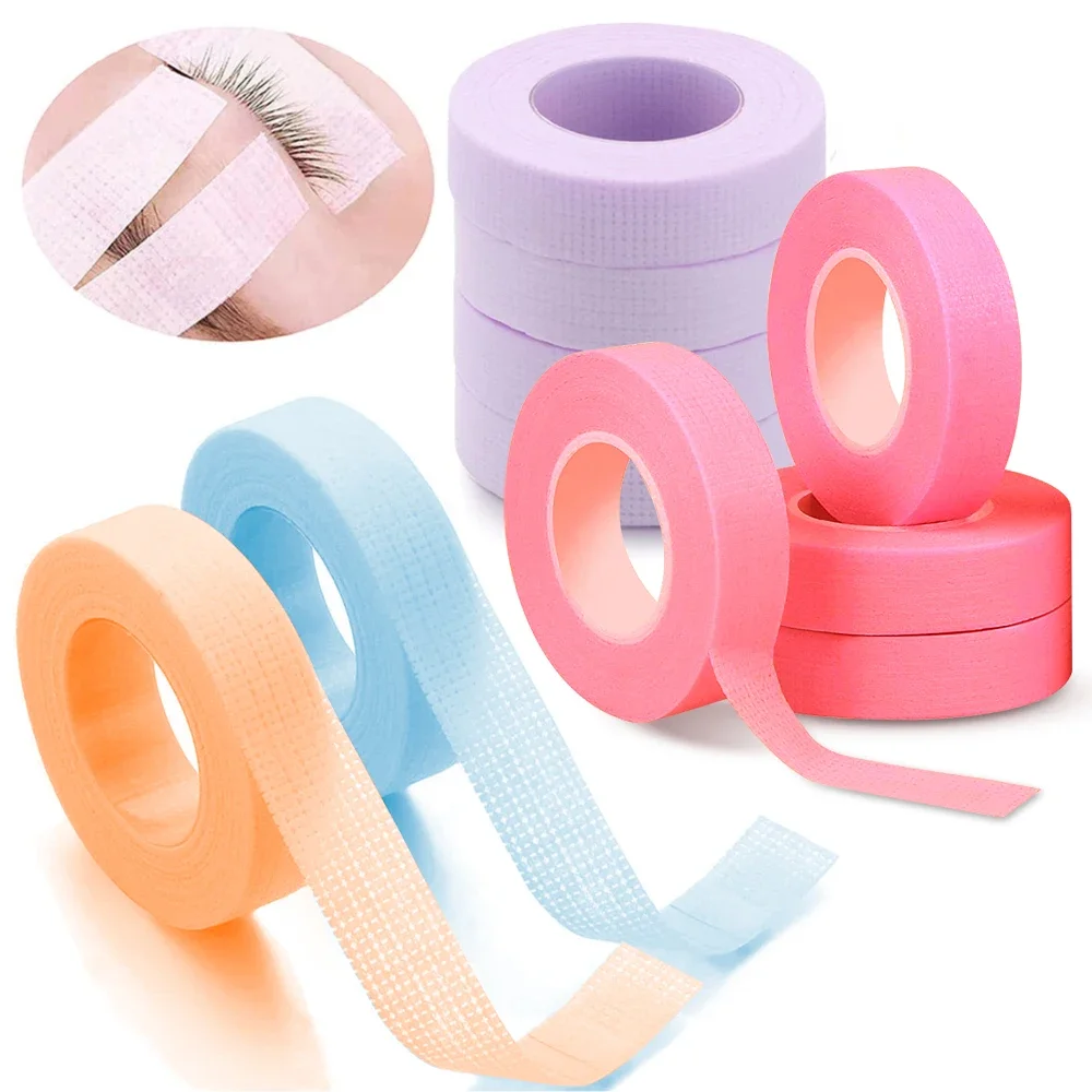 Cinta de pestañas microporosa, suministros de extensión de pestañas, herramientas de maquillaje, accesorios de pestañas al por mayor, herramientas de maquillaje, cinta de levantamiento de pestañas, 5/10 Uds.
