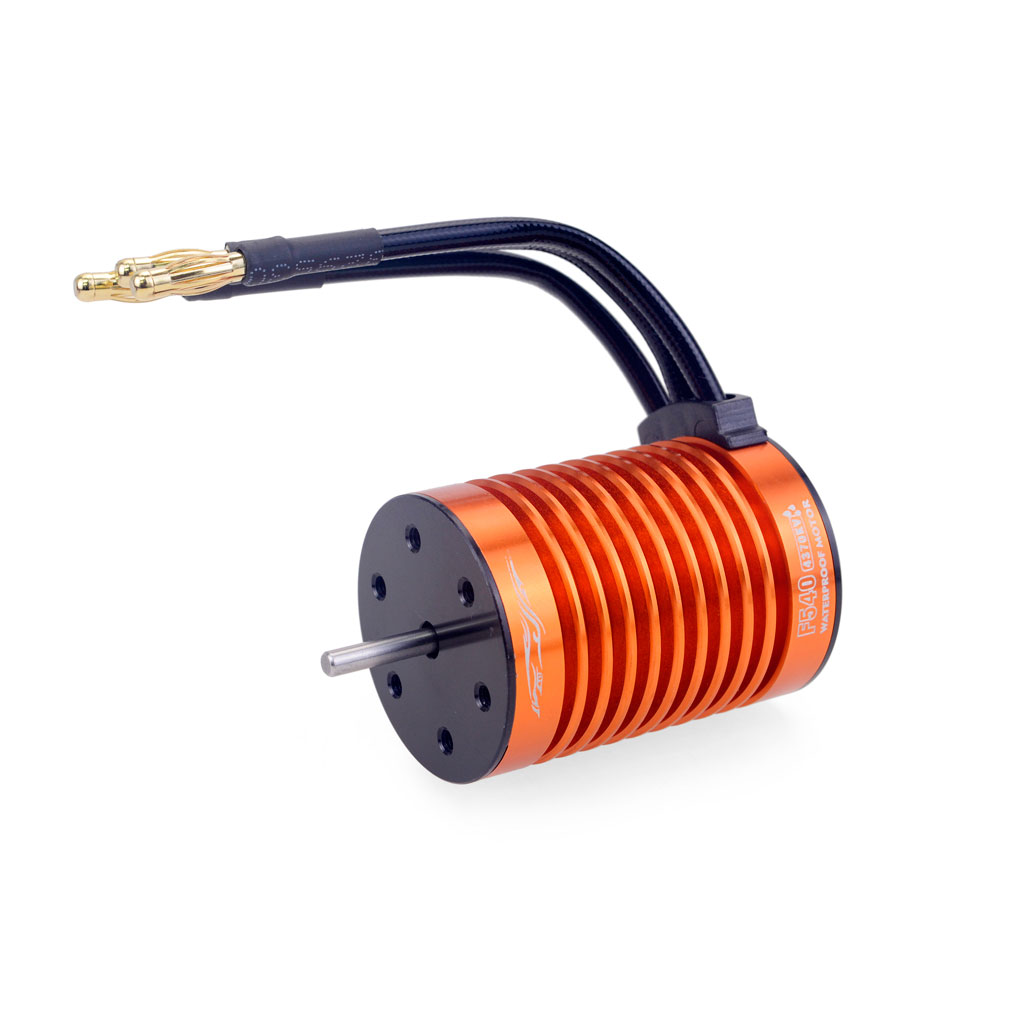 1:10 1:12 1:14 RC ส่วนกันน้ํา F540 3300KV 4370KV มอเตอร์แบบไม่มีแปรง W/60A ESC สําหรับ Wltoys 144001 124019   แอคซี 124018   รถบรรทุกบักกี้