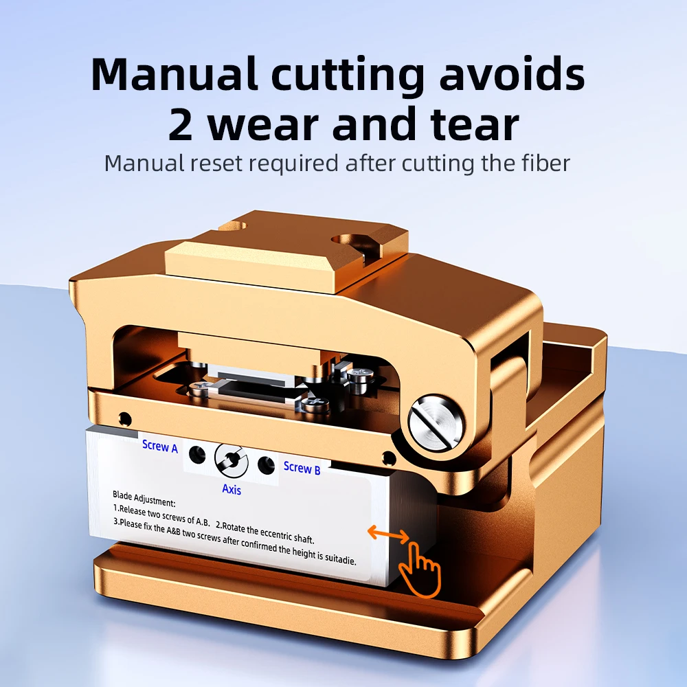 Natalink Fiber Optic Cleaver Light Optical Fiber Fusion Splicer Schneidmesser Hochpräziser FTTH Fiber Cold Connection Cutter