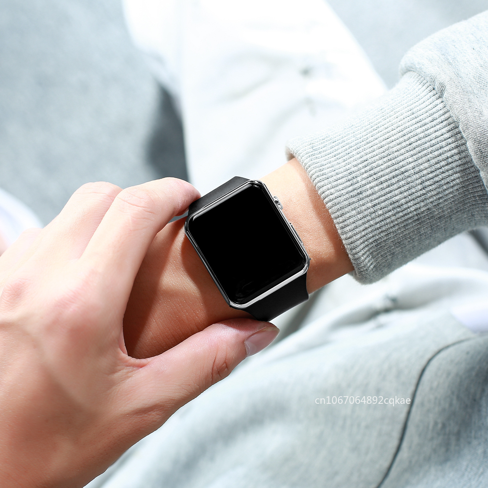 Nuevo reloj de movimiento LED reloj Digital electrónico para mujeres y hombres relojes de pulsera de silicona reloj femenino