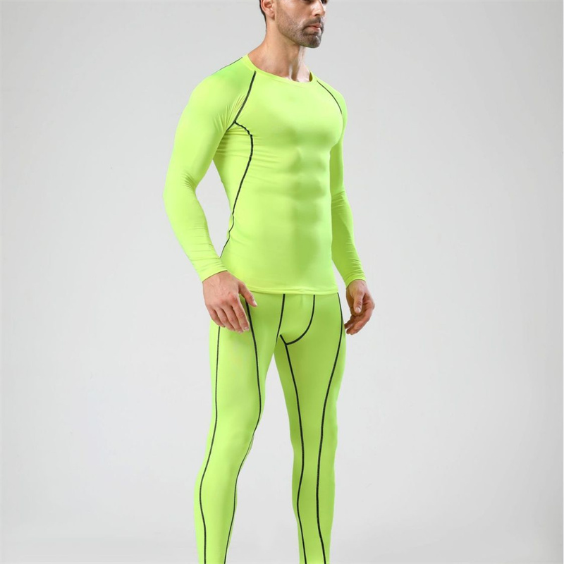Mallas de compresión ajustadas para hombre, pantalones de deporte de secado rápido, para entrenamiento Fitness, correr o Yoga