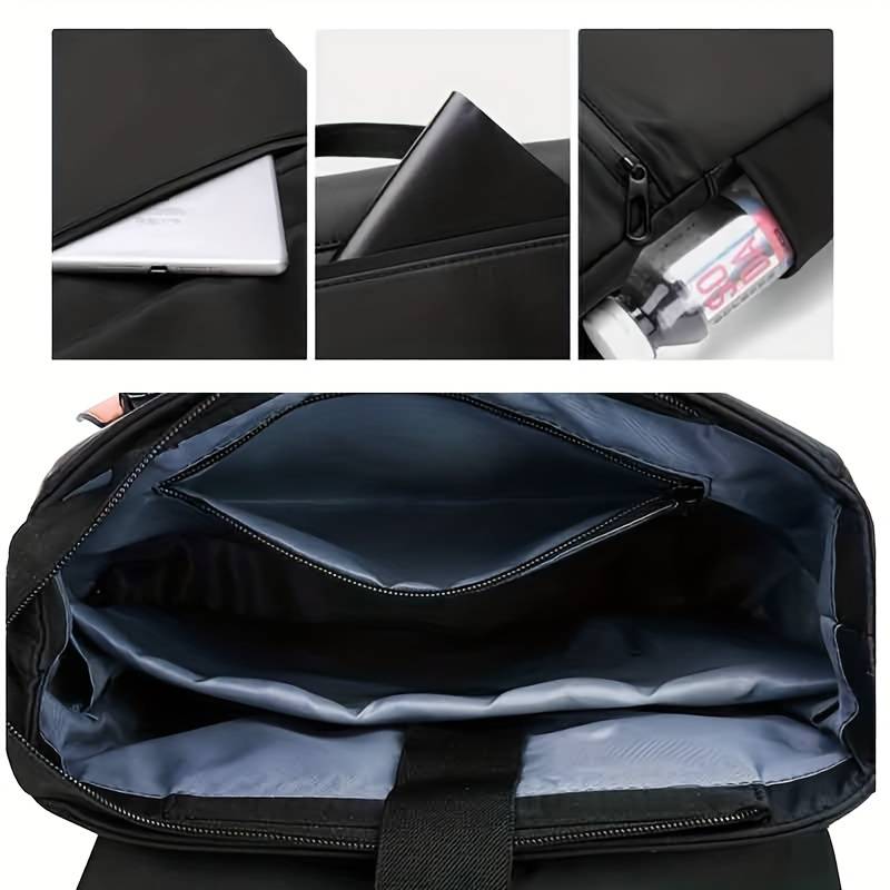 Mochila masculina oxford pano à prova d'água 14 15.6 polegadas mochila para laptop com porta de carregamento usb zíper à prova d'água bolsa de viagem ao ar livre ônibus