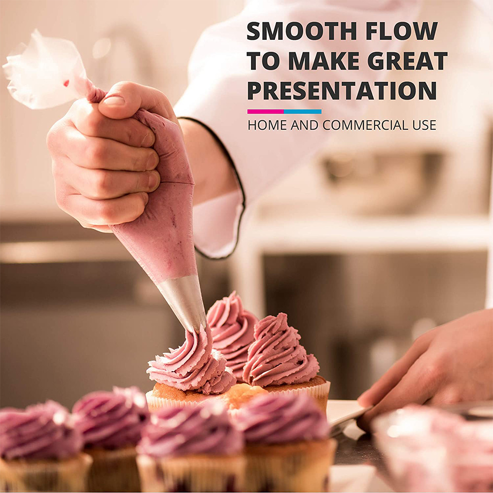 Sachets à douilles de poulet pour glaçage de pâtisseries, sac à crème pour glaçage, outils de cuisson, 100/50/20 pièces