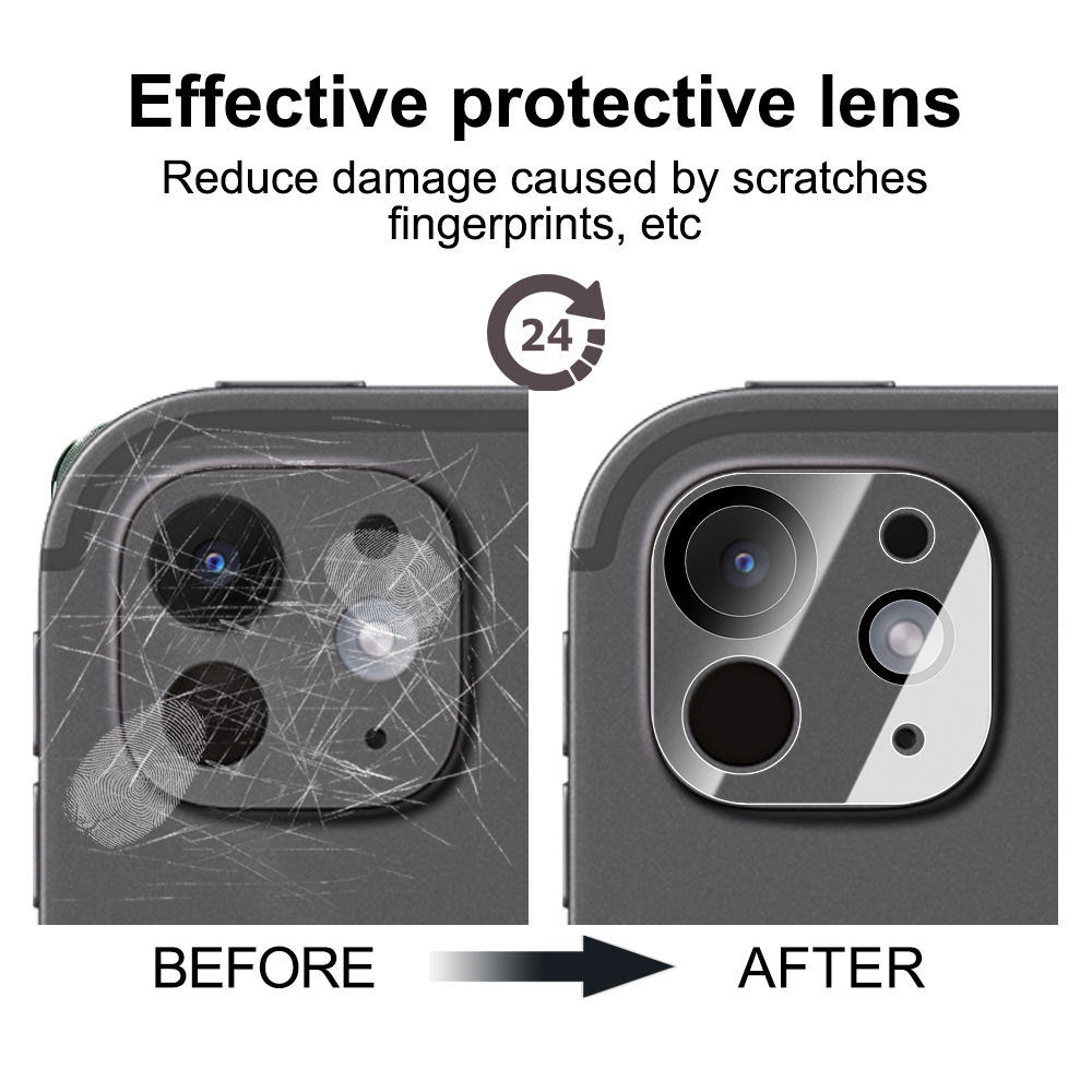 5-1PCS Tempered Glass Lens Films for Apple IPad Pro 2024 11 13 Inch HD Clear Anti-scratch Tempered Camera Screen Protectors