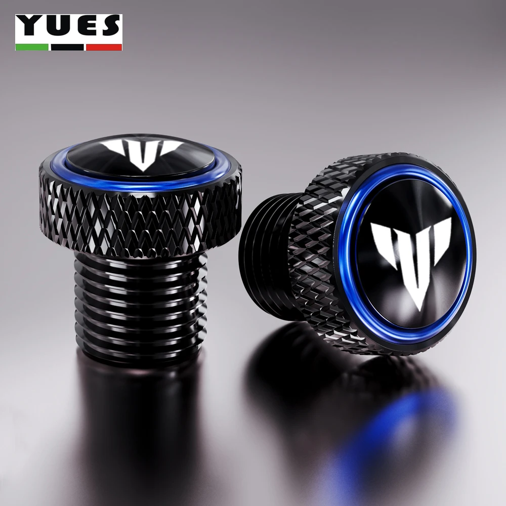 Para yamaha mt07 mt09 mt10 mt15 mt 07 09 10 sp fz09 fz07 acessórios da motocicleta m10 * 1.25 espelho traseiro buraco plugues parafuso parafusos capa