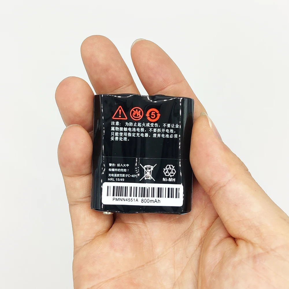 Совершенно новый 3,6 В 800 мАч PMNN4551A Ni-MH аккумулятор для рации Motorola T62 T82 T92 сменный аккумулятор для двусторонней радиосвязи