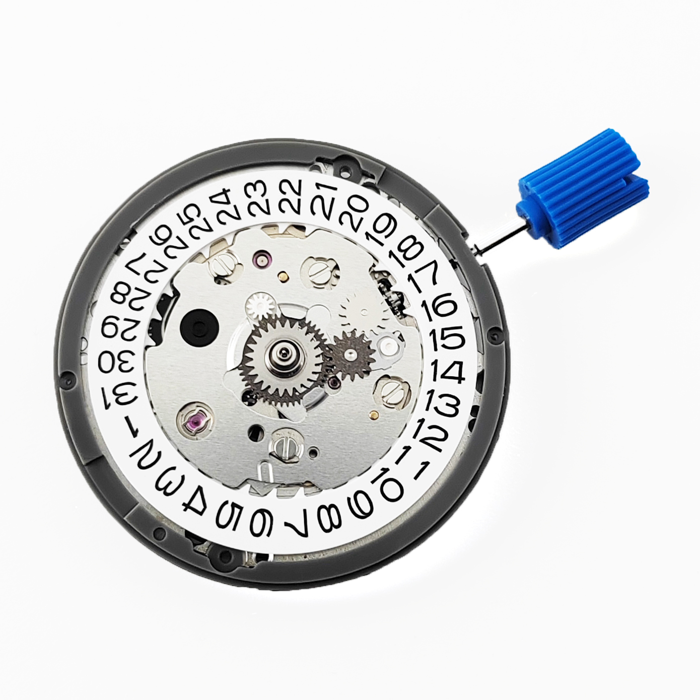NH34 Horlogebeweging GMT Datum op 3 uur Zelfopwindend Horlogereparatietool met hoge nauwkeurigheid
