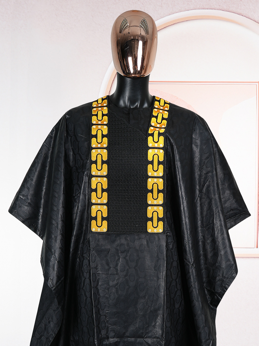 Eleganckie afrykańskie ubrania męskie Tradycyjne haftowane Bazin na wesela i przyjęcia Dashiki Afrykańskie ubrania dla par